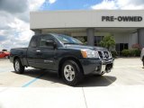 Deep Water Blue/Green Nissan Titan in 2007