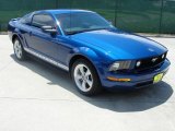 2008 Vista Blue Metallic Ford Mustang V6 Deluxe Coupe #32098575