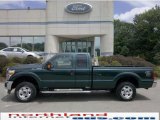 Forest Green Metallic Ford F250 Super Duty in 2011