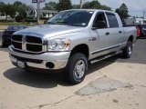 2007 Bright Silver Metallic Dodge Ram 2500 SLT Mega Cab 4x4 #32151029