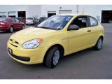 2008 Mellow Yellow Hyundai Accent GS Coupe #32150986