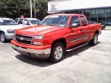 2007 Victory Red Chevrolet Silverado 1500 Classic LS Extended Cab 4x4 #32177583