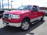 2008 Bright Red Ford F150 XLT SuperCab 4x4 #32177588
