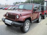 2010 Red Rock Crystal Pearl Jeep Wrangler Sahara 4x4 #32178283