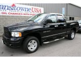 2005 Black Dodge Ram 1500 SLT Quad Cab 4x4 #32178682