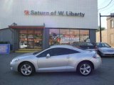 2007 Liquid Silver Metallic Mitsubishi Eclipse GS Coupe #32177760