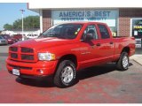 2004 Flame Red Dodge Ram 1500 SLT Quad Cab 4x4 #32268457