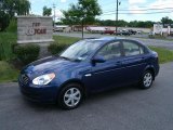 2007 Dark Sapphire Blue Hyundai Accent GLS Sedan #32268863