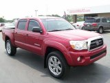 2008 Impulse Red Pearl Toyota Tacoma V6 SR5 PreRunner Double Cab #32340963