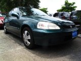 1999 Clover Green Pearl Honda Civic EX Coupe #32340663