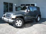 2007 Steel Blue Metallic Jeep Wrangler Unlimited X #32340699