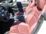 2010 Nissan 370Z Touring Roadster Wine Leather Interior