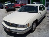 1996 White Cadillac DeVille Sedan #32391741