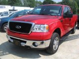 2007 Bright Red Ford F150 XLT SuperCab 4x4 #32391963