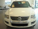 2008 Volkswagen Touareg 2 Campanella White