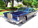 1979 Midnight Blue Moondust Metallic Lincoln Continental Collectors Series 4 Door Sedan #32391783