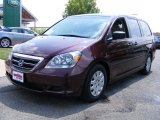 2007 Dark Cherry Pearl Honda Odyssey LX #32391131