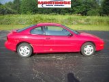 1998 Bright Red Pontiac Sunfire SE Coupe #32391601