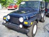 2004 Patriot Blue Pearl Jeep Wrangler Rubicon 4x4 #32391835