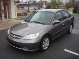 2004 Magnesium Metallic Honda Civic LX Sedan #32392092