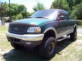 1999 Amazon Green Metallic Ford F150 XLT Extended Cab 4x4 #32391865