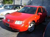 2000 Tornado Red Volkswagen Jetta GLS Sedan #32391919