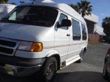 2002 Bright White Dodge Ram Van 1500 Passenger Conversion #32391693