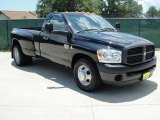 Brilliant Black Crystal Pearl Dodge Ram 3500 in 2008