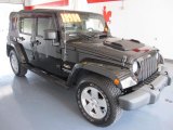 2007 Black Jeep Wrangler Unlimited Sahara #32466308