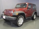 2007 Red Rock Crystal Pearl Jeep Wrangler X 4x4 #32466894