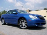 2008 Marathon Blue Pearl Chrysler Sebring Limited Hardtop Convertible #32466384