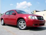2009 Inferno Red Crystal Pearl Dodge Avenger SXT #32466390