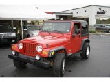 2003 Flame Red Jeep Wrangler Sport 4x4 #3215543