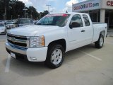 2008 Summit White Chevrolet Silverado 1500 LT Extended Cab 4x4 #32535168
