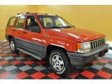 Flame Red Jeep Grand Cherokee in 1997