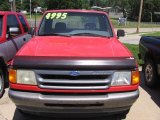 1993 Vibrant Red Ford Ranger XL Regular Cab 4x4 #32535432