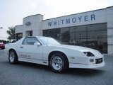 White Chevrolet Camaro in 1989