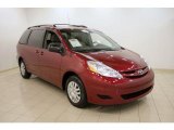 2010 Salsa Red Pearl Toyota Sienna LE #32535302