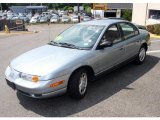 2002 Silver Blue Saturn S Series SL2 Sedan #32603655