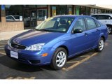 2005 French Blue Metallic Ford Focus ZX4 SE Sedan #32604819