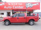 2005 Bright Red Ford F150 XLT SuperCrew 4x4 #32682489
