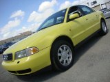 1997 Brilliant Yellow Audi A4 1.8T quattro Sedan #32681751