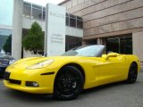 2007 Velocity Yellow Chevrolet Corvette Convertible #32682147