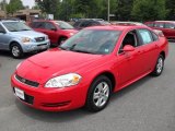 2010 Victory Red Chevrolet Impala LS #32683025