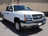 2004 Summit White Chevrolet Silverado 1500 LS Crew Cab 4x4 #32683063