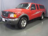 2002 Bright Red Ford Ranger XLT SuperCab 4x4 #32682652