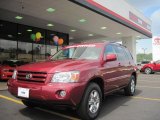 2007 Salsa Red Pearl Toyota Highlander V6 4WD #32682704