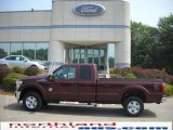 Royal Red Metallic Ford F350 Super Duty in 2011