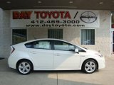 2010 Blizzard White Pearl Toyota Prius Hybrid V #32681935