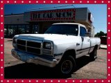 1991 Bright White Dodge Ram Truck 150 LE Regular Cab 4x4 #32682374